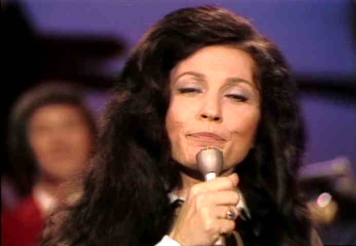 Loretta Lynn looks quite pleased with herself