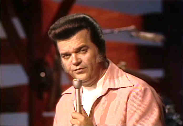 earnest look from Conway Twitty