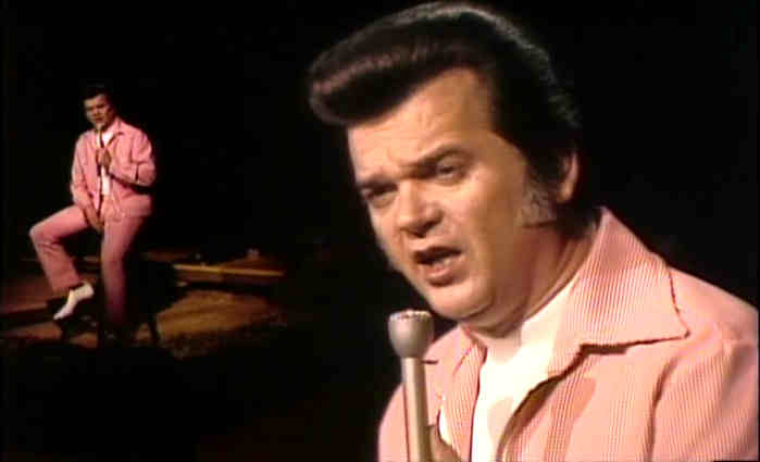 Conway Twitty performing on Hee Haw in 1974