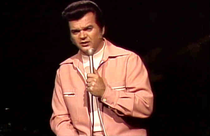 Conway Twitty in a cheesy leisure suit