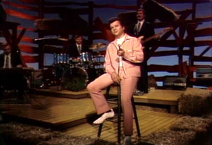 Conway Twitty on stage