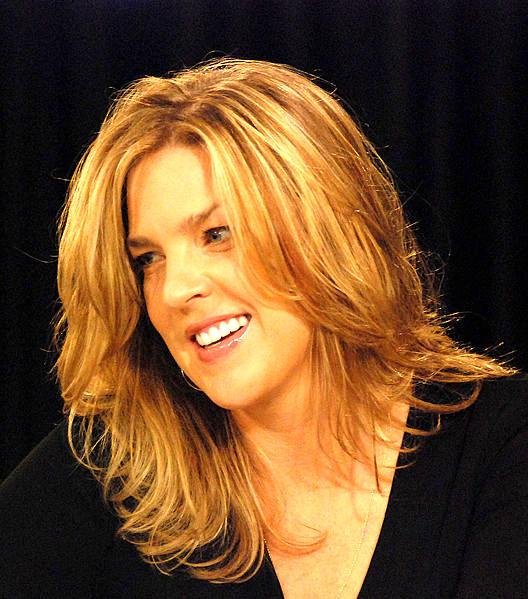 the glowing face of Diana Krall