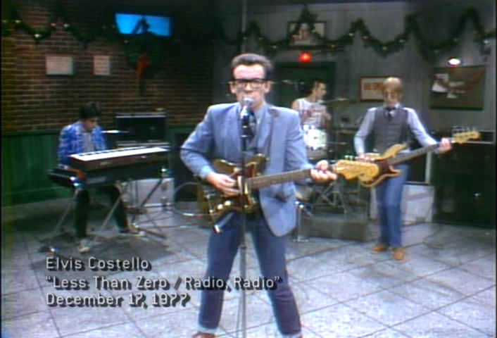 Elvis Costello Saturday Night Live performance of "Radio, Radio" 1977
