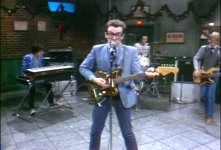 Elvis Costello Saturday Night Live performance of "Radio, Radio" 1977