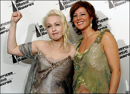 Sarah Maclachlan and Cyndi Lauper