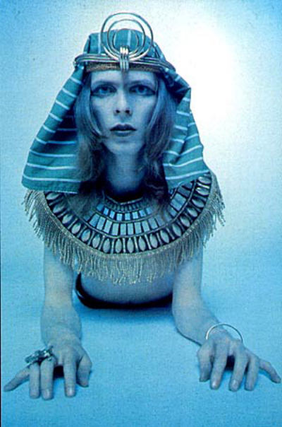 the sphinx like mystery that is David Robert Jones aka David Bowie aka The Thin White Duke aka Aladdin Sane aka Ziggy Stardust