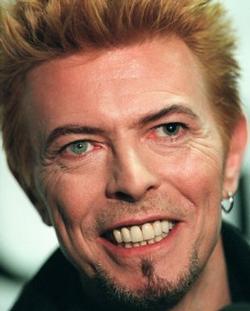 David Bowie closeup photo