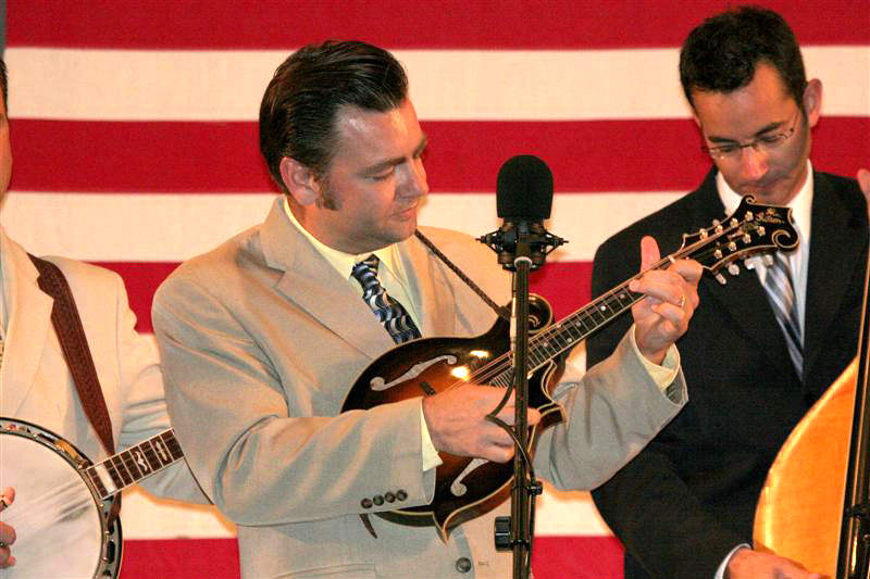 Ronnie McCoury playing mandolin, Bean Blossom 2006