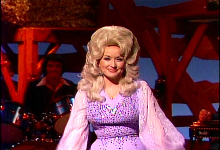 smiling Dolly Parton