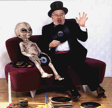 Dr Demento and a space alien, 2000 image