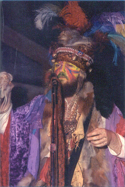 Dr John, the night tripper in full voodoo regalia