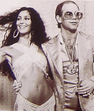 Cher and Elton John