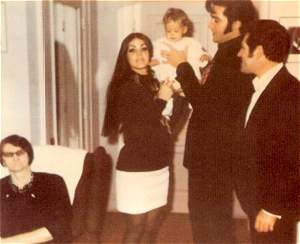 Elvis Presley family snapshot