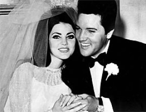 newlywed Elvis Presley