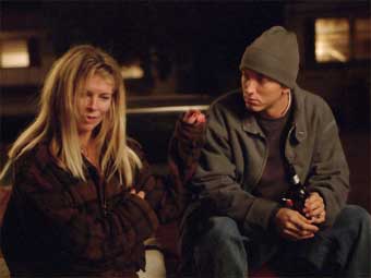 Kim Basinger and Marshall Mathers in 8 Mile