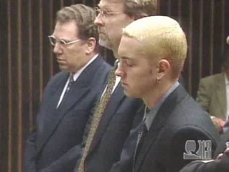 Eminem in court