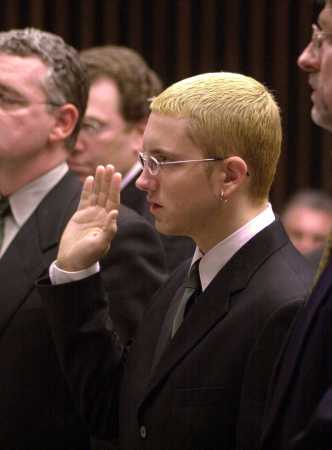 Marshall Mathers takes an oath