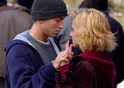Brittany Murphy and Marshall Mathers in 8 Mile