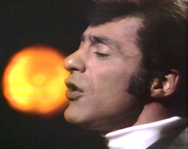 close up profile image of Frankie Valli in 1967