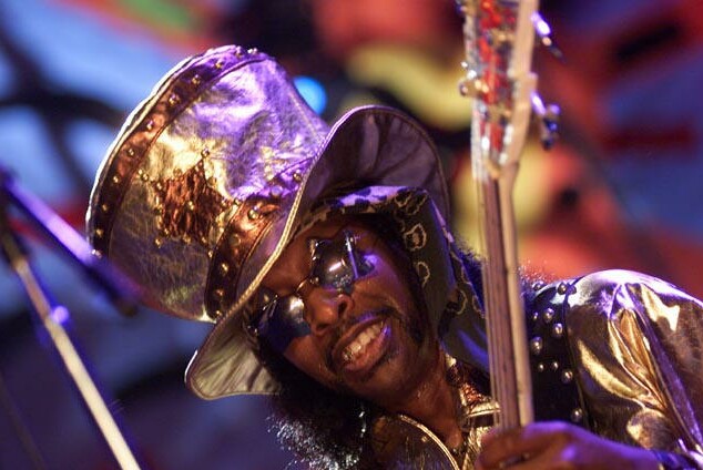 Bootsy Collins got a shiny ass hat