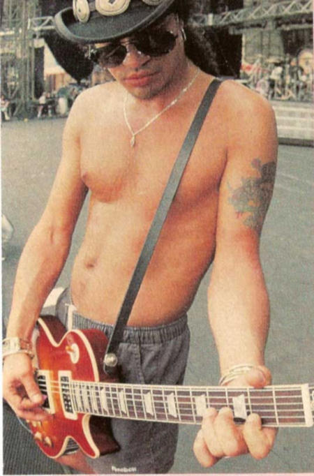 shirtless Slash
