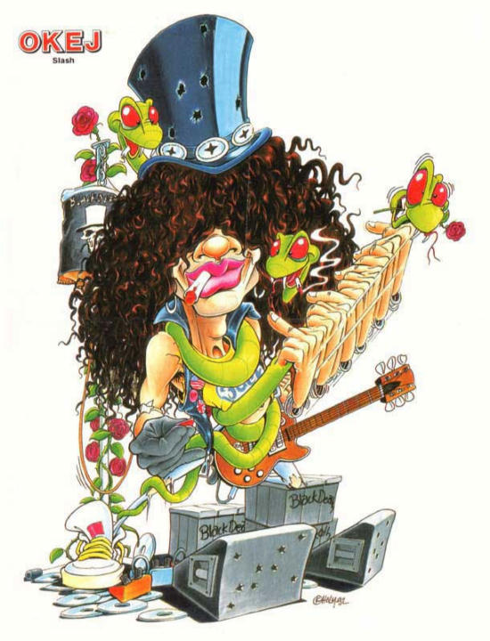 Slash caricature