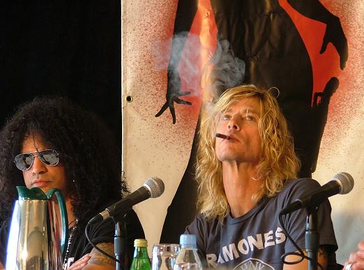 Slash and Duff McKagan