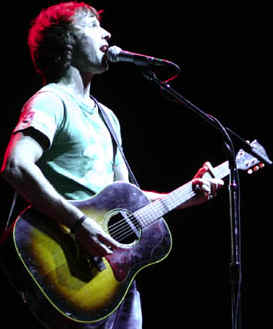 James Blunt on stage