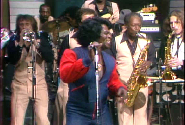 James Brown and the horn section