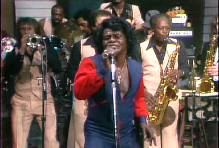 the Godfather of Soul in action