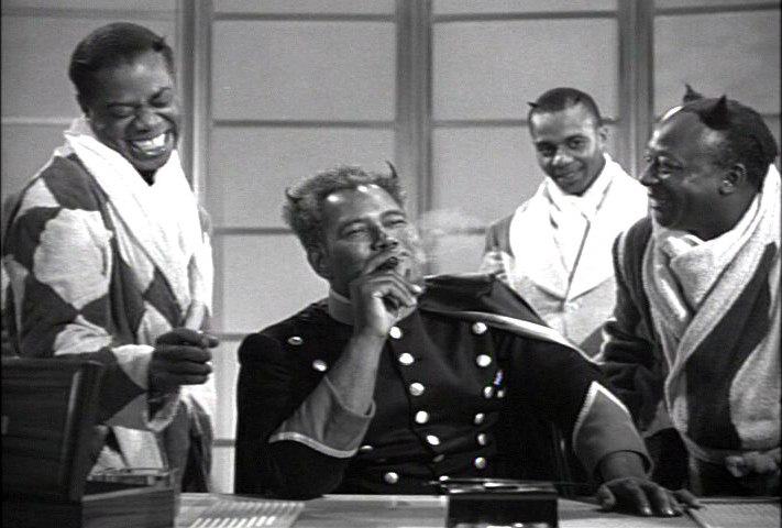 demon Louis Armstrong looks right pleased