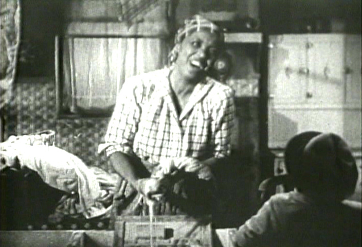 Ethel Waters washing clothes
