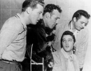 The Million Dollar Quartet - Jerry Lee Lewis, Elvis Presley, Johnny Cash, Carl Perkins