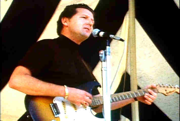 Jerry Lee Lewis plays guitar on "Mystery Train" 1969 picture