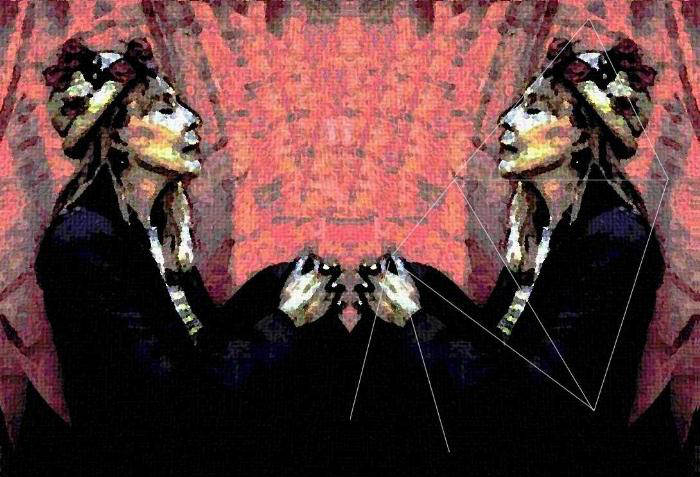 beautiful painting of Joni Mitchell