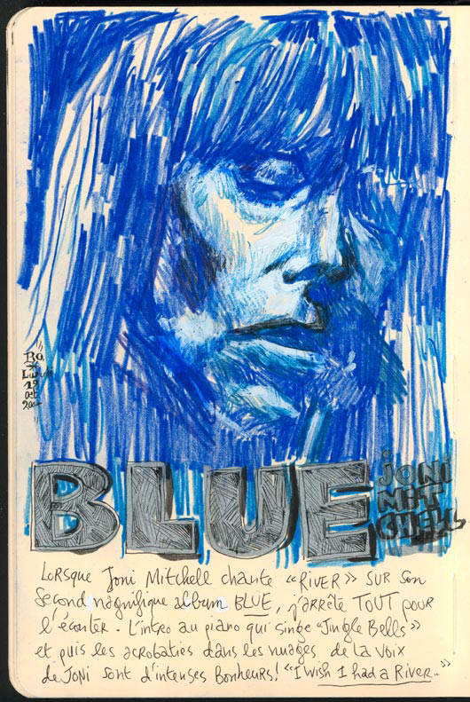blue man group reject Joni Mitchell