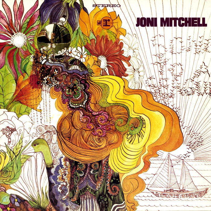 Joni Mitchell's first album cover