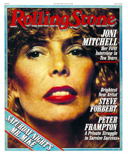 Joni Mitchell on the cover of the Rolling Stone no 296 July, 1979 picture