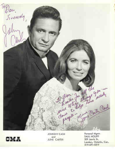 Johnny Cash and June Carter