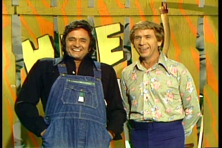 Buck Owens and Johnny Cash