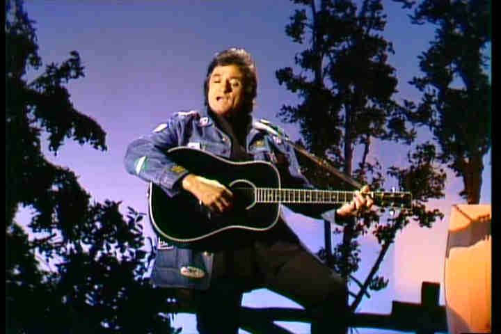 John Cash sings