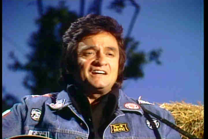 Johnny Cash sings