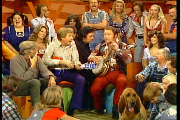 Johnny Cash on Hee Haw, 1975 image