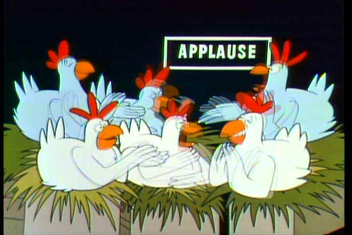 Hee Haw chickens applause!