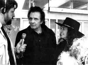 Johnny Cash and June Carter interview