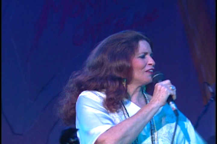 June Carter on stage