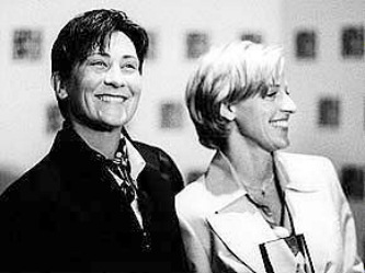 KD Lang and Ellen Degeneres