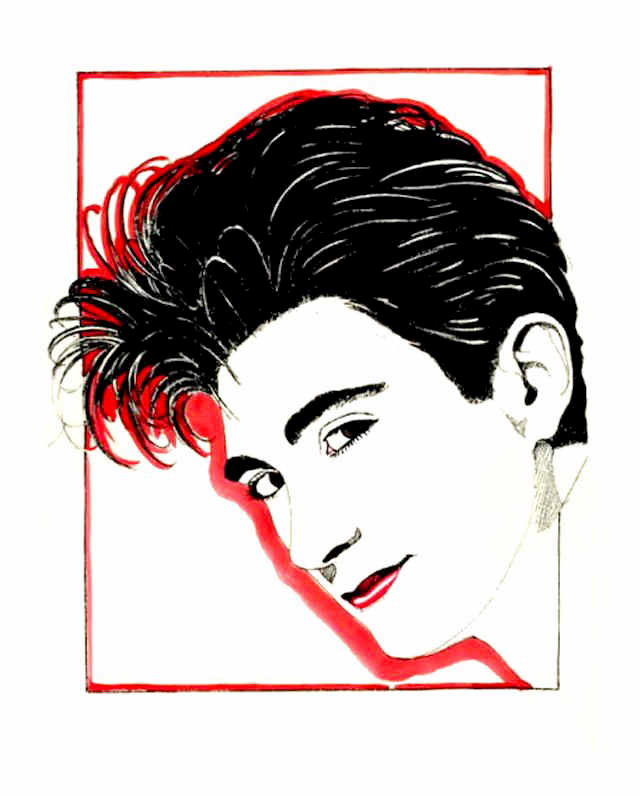 painting of KD Lang