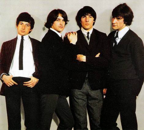 Ray Davies' Kinks wearing jackets and ties