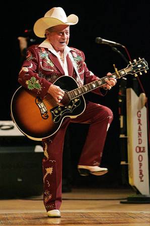 Little Jimmy Dickens performing on the Grand Ole Opry